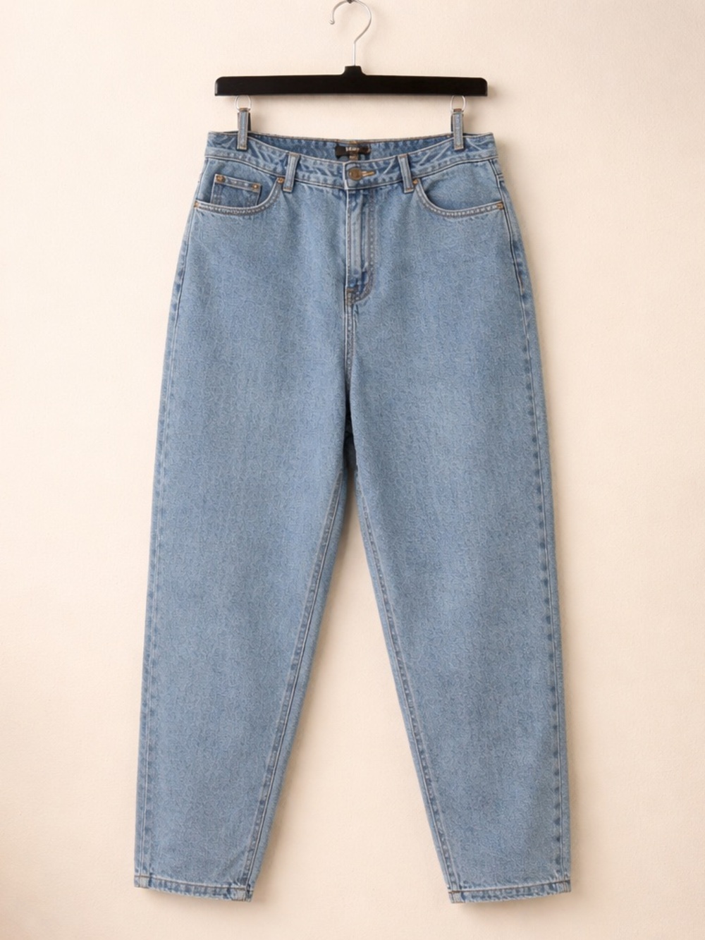 Missguided Light Blue Relaxed Boyfriend Jeans